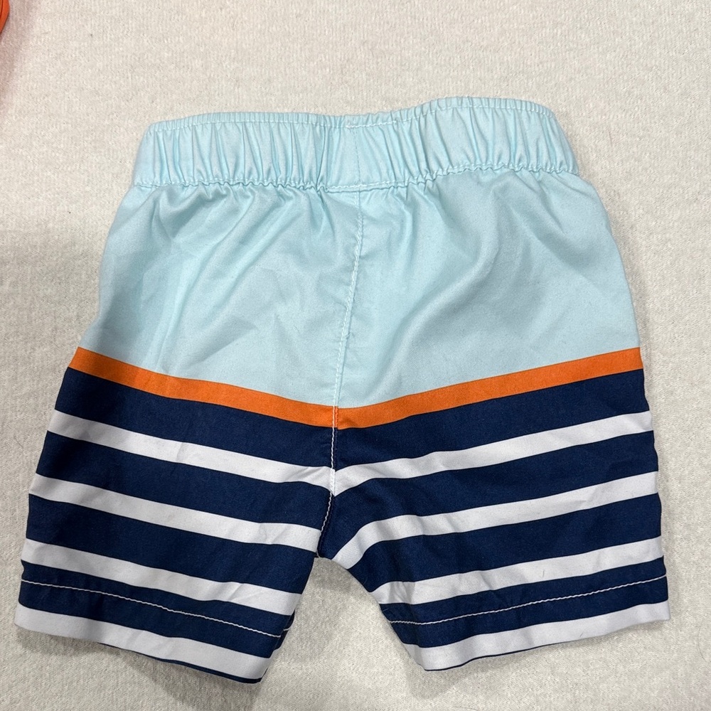 Carter's Orange Rashguard Set 12m - Picture 4 of 5